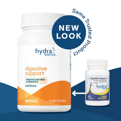 Hydra Vertex Digestive Support: Digestive Enzymes + Probiotics