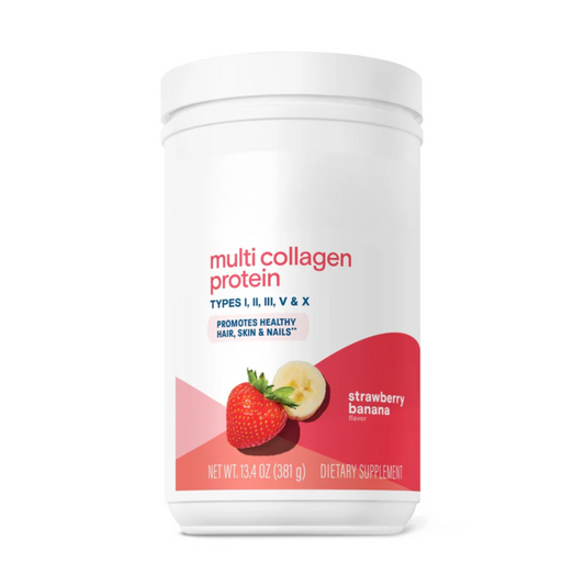 Multi Collagen Protein Powder - Strawberry Banana