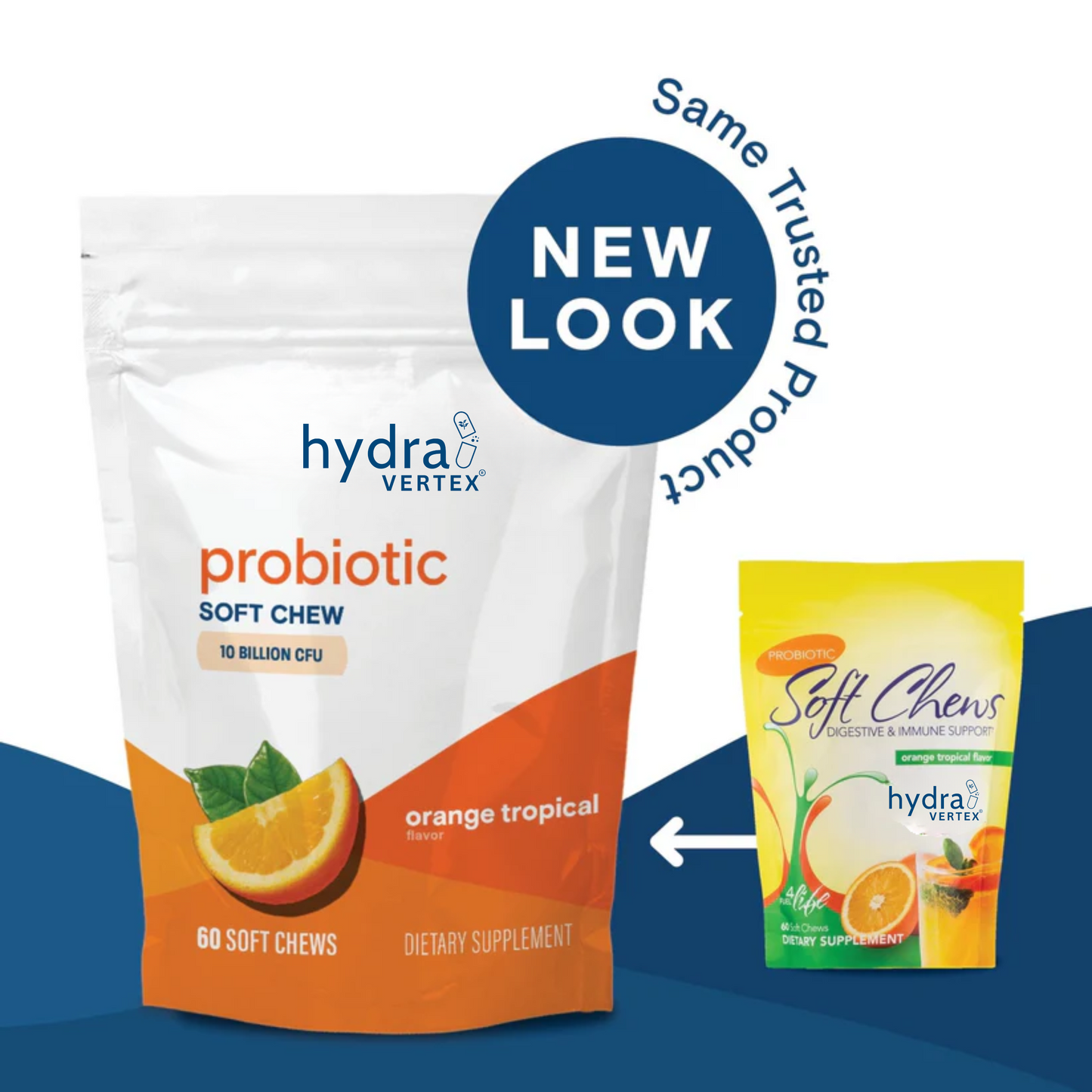 Orange Tropical Probiotic Soft Chew